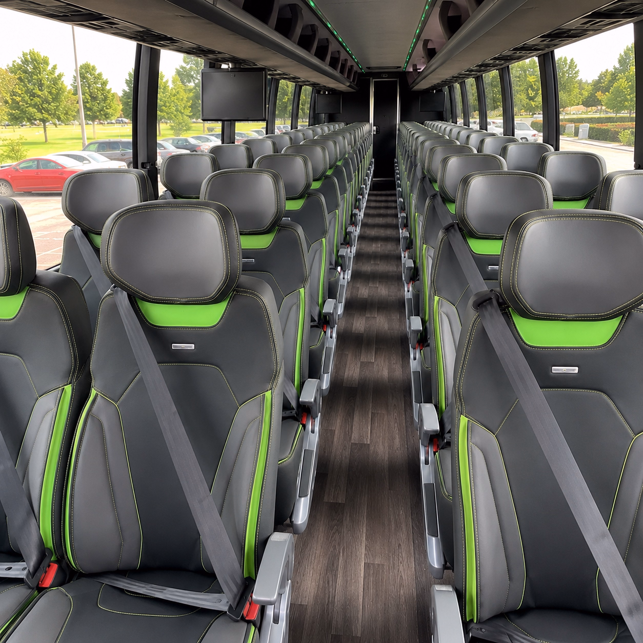 lansing religious group transportation onboard seating