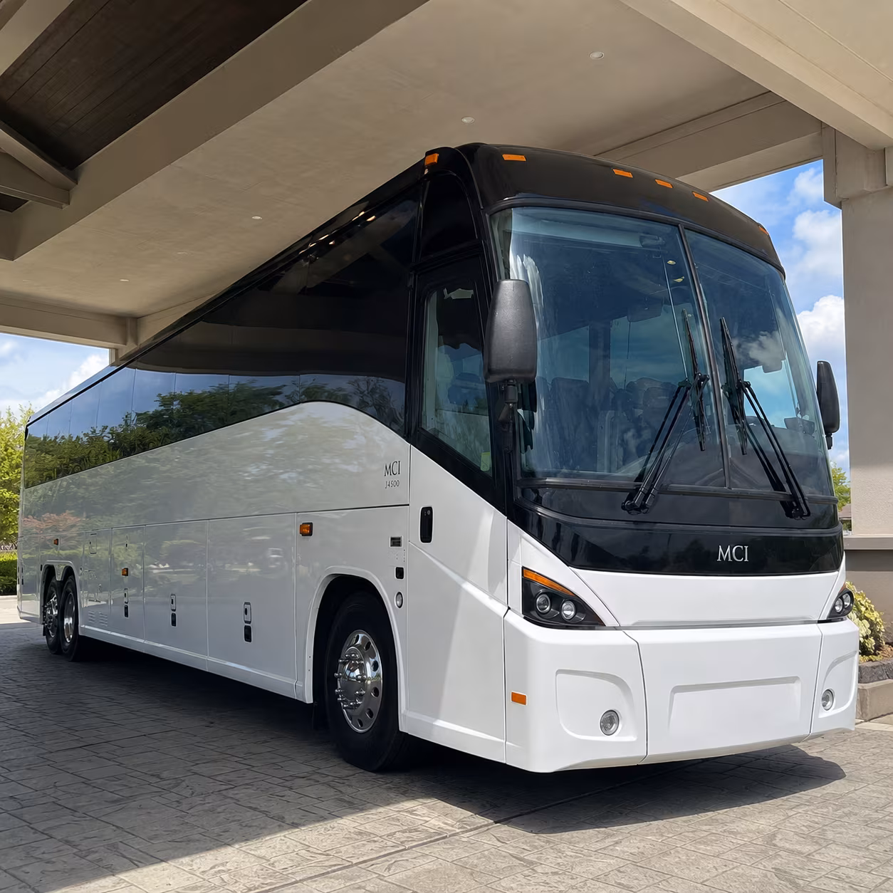 one bus handles the whole shift change at gm delta township and grand river
