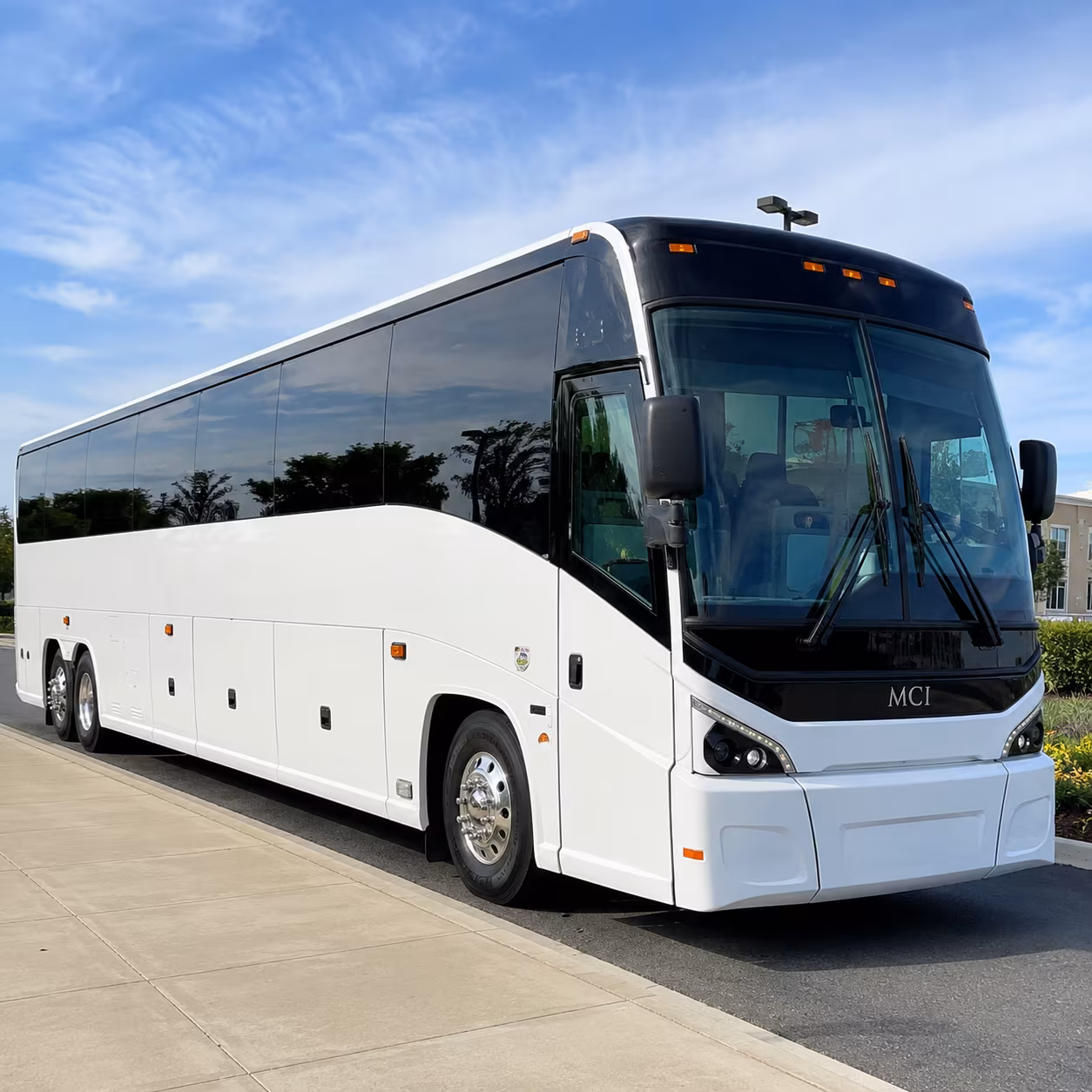 rather than splitting your team across rental cars book one bus for the off site